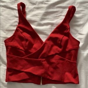 Red Guess fancy top